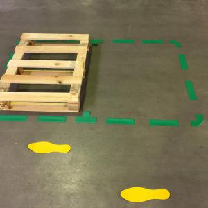 Simboli za podno obeležavanje "pravougaonik" 1/10, Tarifold - Djois bela