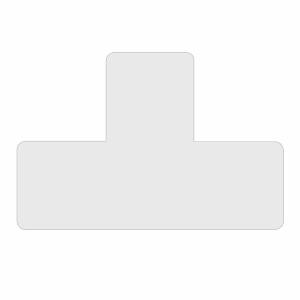 Simboli za podno obeležavanje &quot;T&quot; forma 1/10, Tarifold - Djois bela