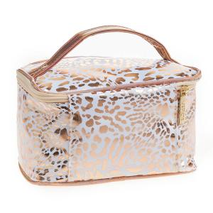 Neseser ženski sa drškom zebra bela