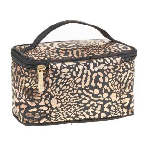 Neseser ženski sa drškom zebra crna