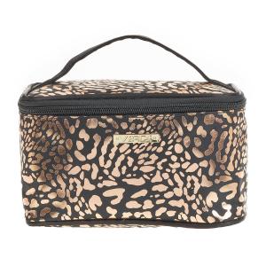 Neseser ženski sa drškom zebra crna