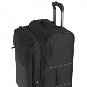 Kofer srednji 42x67,5x29/32 cm polyester 50,4/62,4l-2,7 kg Florida Gabol crna