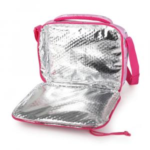 Torba na rame sa term. oblogom 27x21x6 cm 3,4l-0,26 kg Rainbow roze
