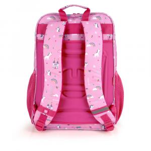 Ranac školski ergonomski 32x44x15 cm 23,5l-0,55 kg Rainbow roze