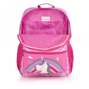 Ranac školski ergonomski 32x44x15 cm 23,5l-0,55 kg Rainbow roze