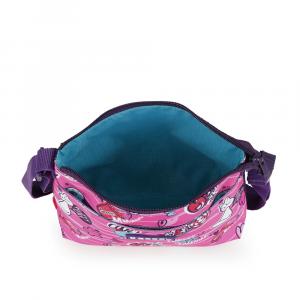 Torbica na rame 22x18x7 cm 0,6l-0,05 kg Sticker roze