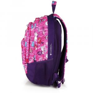 Ranac školski ergonomski 32x44x18 cm 21l-0,56 kg Sticker roze