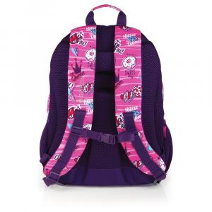 Ranac školski ergonomski 32x44x18 cm 21l-0,56 kg Sticker roze
