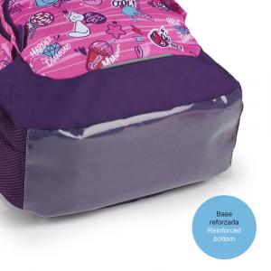 Ranac školski ergonomski 32x44x18 cm 21l-0,56 kg Sticker roze