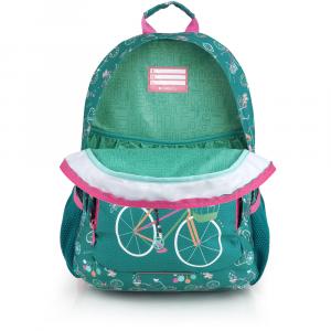 Ranac školski ergonomski 32x44x18 cm 21l-0,56 kg Fiori zelena