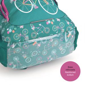 Ranac školski ergonomski 32x44x18 cm 21l-0,56 kg Fiori zelena