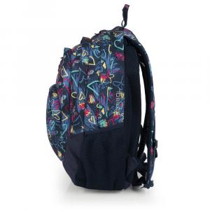 Ranac školski ergonomski 32x44x18 cm 21l-0,56 kg Tizas tamno plava