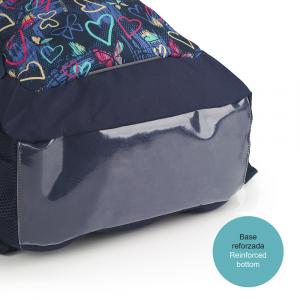 Ranac školski ergonomski 32x44x18 cm 21l-0,56 kg Tizas tamno plava