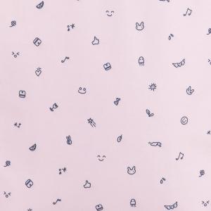 Torbica na rame 22x17x3,5 cm 1,2l-0,09 kg Icon nežno roze