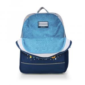 Ranac predškolski ergonomski 30x40x12 cm 13l-0,40 kg Space siva