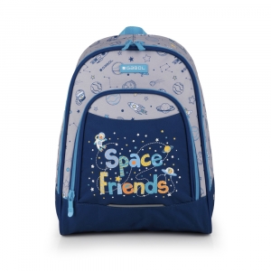 Ranac predškolski ergonomski 27x34x12 cm 9l-0,28 kg Space Gabol siva