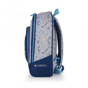Ranac predškolski ergonomski 27x34x12 cm 9l-0,28 kg Space siva