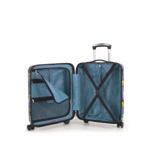 Kofer mali (kabinski) 40x55x20 cm  ABS+PC  37,4l-2,8 kg Ball plava