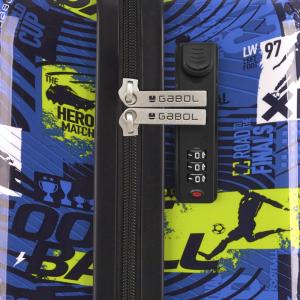 Kofer mali (kabinski) 40x55x20 cm  ABS+PC  37,4l-2,8 kg Ball plava
