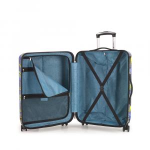Kofer srednji 46x66x25 cm  ABS+PC  62,3l-3,6 kg Ball plava