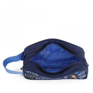Pernica sa tri odeljka 22x9x9 cm 2l-0,07 kg Skull tamno plava