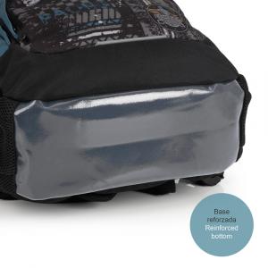 Ranac školski ergonomski 32x44x18 cm 21l-0,56 kg Road petrolej