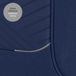 Kofer mali (kabinski) 39x55x20 cm  polyester 36,6l-2,5 kg Lisboa tamno plava
