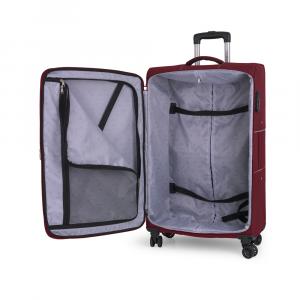 Kofer veliki 47x77x32 cm  polyester 112,7l-3,7 kg Lisboa bordo