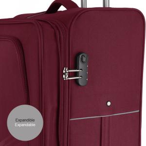 Kofer veliki 47x77x32 cm  polyester 112,7l-3,7 kg Lisboa bordo
