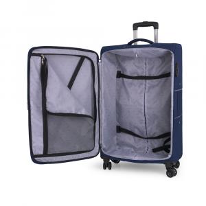 Kofer veliki 47x77x32 cm  polyester 112,7l-3,7 kg Lisboa tamno plava
