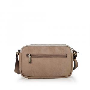 Torba na rame ženska 21x13x7 cm India braon