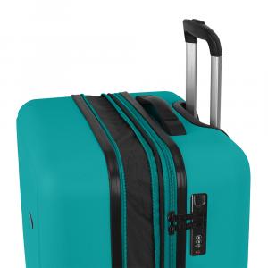 Kofer mali (kabinski) PROŠIRIVI 40x55x20/26 cm  ABS 43,6/51,2l-2,7 kg Future tirkiz