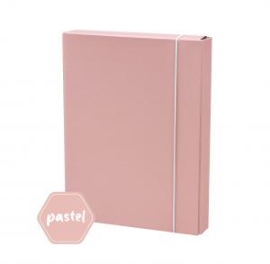 Fascikla sa gumicom 4 cm PASTEL sortirano
