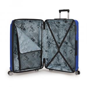 Kofer veliki PROŠIRIVI 46x75x31 cm  Polypropilen 107l-4,1 kg Midori plava