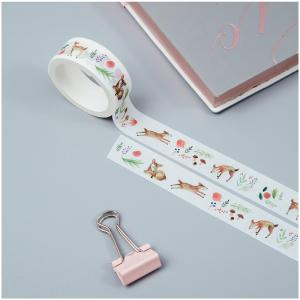 Dekorativna lepljiva traka &quot;Cute deer&quot; 15mm x 3m MESHU 