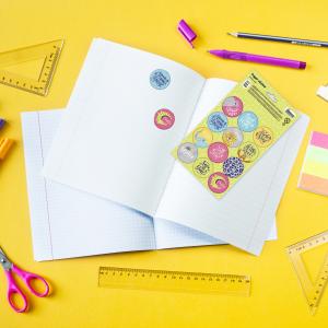 Stikeri decor 120 x 210 mm, 31 stiker "Space Cats" 1/1 