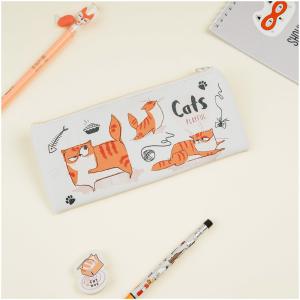 Pernica MESHU 200 x 100 mm "Cats" Eko-koža 