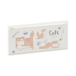 Pernica MESHU 200 x 100 mm "Cats" Eko-koža 