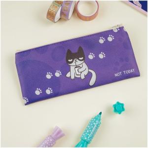 Pernica MESHU 200 x 100 mm "Not today" Eko-koža 