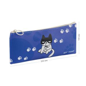 Pernica MESHU 200 x 100 mm "Not today" Eko-koža 