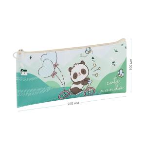 Pernica MESHU 200 x 100 mm "Cute Panda" Eko-koža 