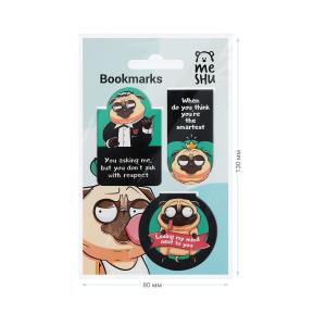 Magnetni Bookmarker MESHU "Funny pag" 3 l 