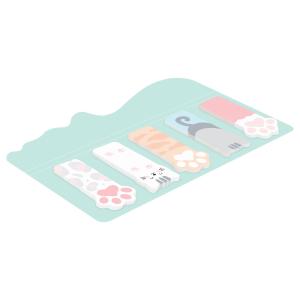 Page marker MESHU "Meow paw" 20 l 