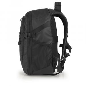 Ranac putni za low cost sa 2 odeljka 25x40x20/23 cm 20/23l - 0,62kg Canada crna