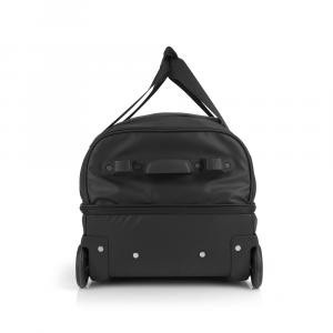 Torba putna sa točkićima 2 odeljka 55x32x29 cm  51l/2,2 kg Canada crna
