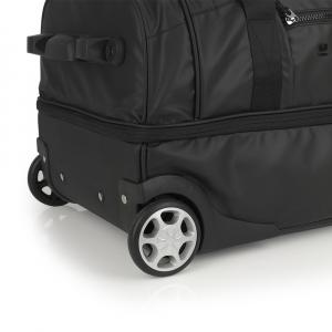 Torba putna sa točkićima 2 odeljka 55x32x29 cm  51l/2,2 kg Canada crna