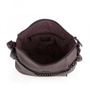 Torba na rame ženska 33x24x9 cm Olivia bordo
