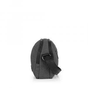 Torba na rame ženska 26x18x8 cm Salma siva