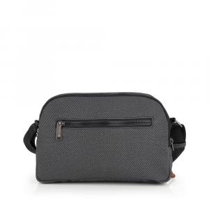Torba na rame ženska 26x18x8 cm Salma siva
