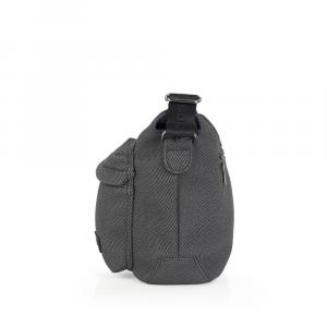 Torba na rame ženska 30x22x9 cm Salma siva